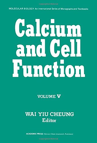 Book Calcium And Cell Function (molecular Biology) (v. 5) free