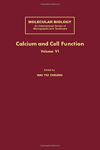 Book Calcium and Cell Function (MOLECULAR BIOLOGY) free