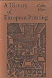 Book A History of European Printing free