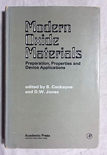 Book Modern oxide materials: preparation, properties and device applications, free