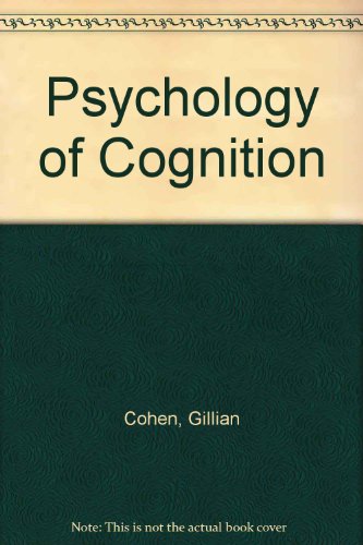 Book The psychology of cognition free