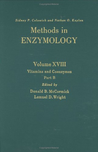 Book Vitamins and Coenzymes, Part B (Volume 18B) (Methods in Enzymology, Volume 18B) free