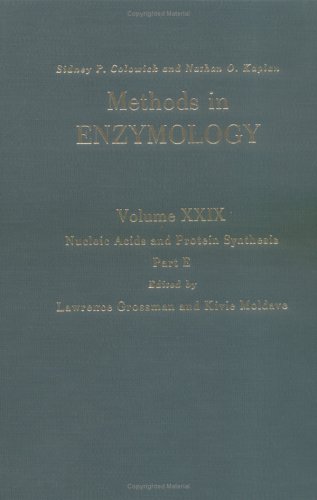 Book Nucleic Acids and Protein Synthesis, Part E (Volume 29) (Methods in Enzymology, Volume 29) free
