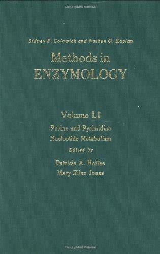 Book Methods in Enzymology, Volume 51: Purine and Pyrimidine Nucleotide Metabolism free