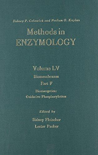 Book Methods in Enzymology, Volume 55: Biomembranes, Part F: Bioenergetics: Oxidative Phosphorylation free
