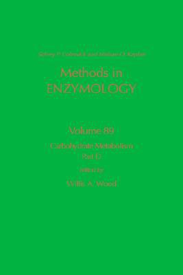 Book Carbohydrate Metabolism, Part D, Volume 89 (methods In Enzymology) free