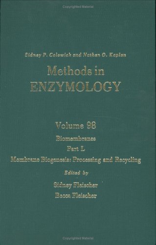 Book Biomembranes, Part L: Membrane Biogenesis: Processing and Recycling (Volume 98) (Methods in Enzymology, Volume 98) free
