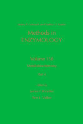 Book Methods in Enzymology, Volume 158: Metallobiochemistry, Part A free