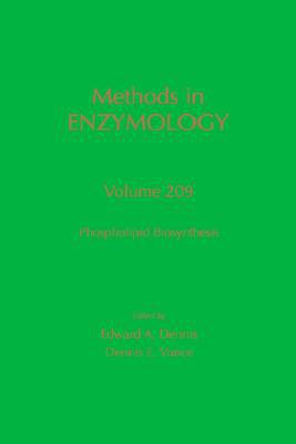 Book Phospholipid Biosynthesis (Volume 209) (Methods in Enzymology, Volume 209) free