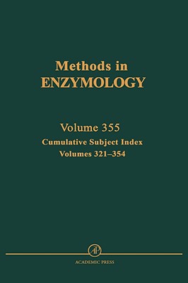 Book Cumulative Subject Index (Volume 355) (Methods in Enzymology, Volume 355) free
