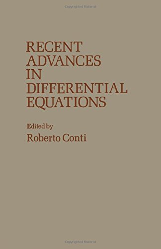 Book Recent Advances in Differential Equations free