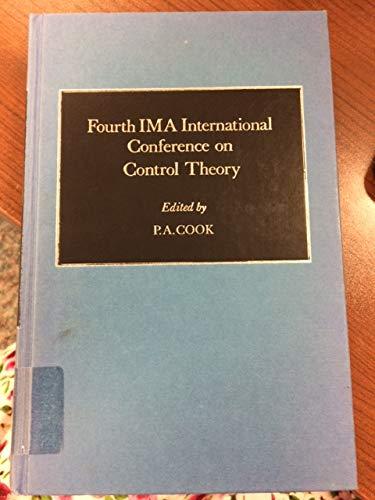 Book Fourth Ima International Conference On Control Theory (institute Of Mathematics And Its Applications Conference) free
