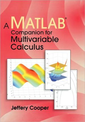 Book A Matlab Companion for Multivariable Calculus free