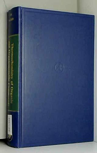 Book Thermochemistry of organic and organometallic compounds free