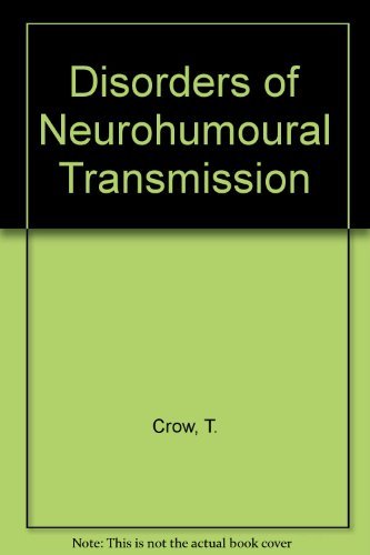 Book Disorders Of Neurohumoural Transmission free