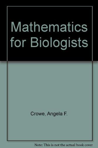 Book Mathematics for biologists free