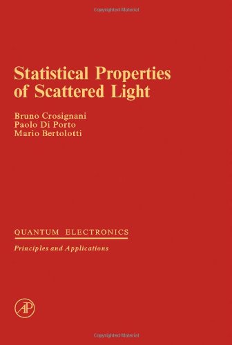 Book Statistical properties of scattered light (Quantum electronics--principles and applications) free