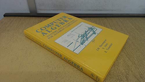 Book Computer Algebra: Systems and Algorithms for Algebraic Computation free