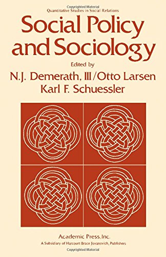 Book Social policy and sociology (Quantitative studies in social relations) free
