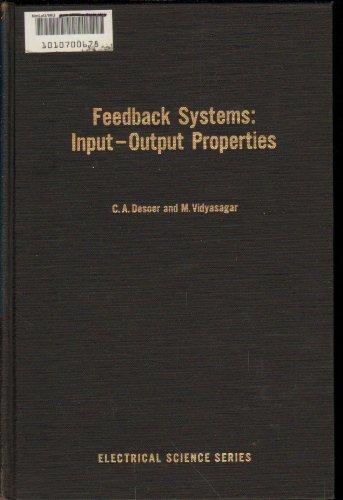 Book Feedback Systems: Input-Output Properties (Electrical science) free