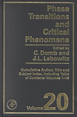 Book Index (Volume 20) (Phase Transitions and Critical Phenomena, Volume 20) free