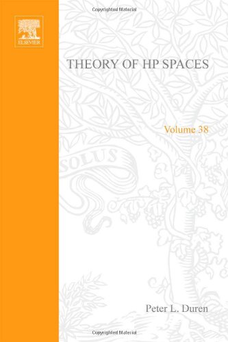 Book Theory of H[superscript p] spaces, Volume 38 (Pure and Applied Mathematics) free