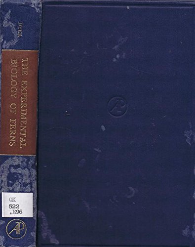 Book Experimental Biology Of Ferns (experimental Botany) free