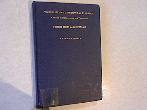 Book Fourier series and integrals (Probability and mathematical statistics) free