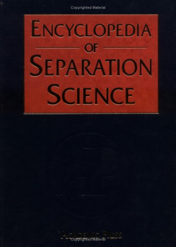 Book Encyclopedia Of Separation Science, Vol. 1 free