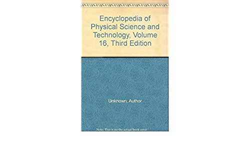 Book Encyclopedia of Physical Science and Technology, Volume 16, Third Edition free