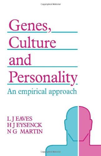 Book Genes, Culture, and Personality: An Empirical Approach free