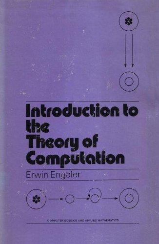 Book Introduction to the theory of computation (Computer science and applied mathematics) free