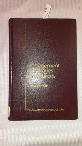 Book Management techniques for librarians (Library and information science) free