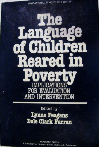Book Language of Children Reared in Poverty: Implications for Evaluation and Intervention free