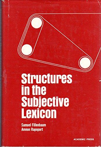 Book Structures in the subjective lexicon free
