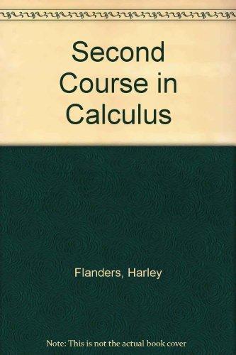 Book A second course in calculus free