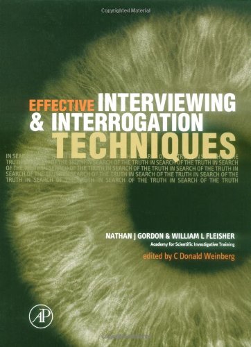 Book Effective Interviewing and Interrogation Techniques free