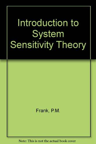 Book Introduction to system sensitivity theory free