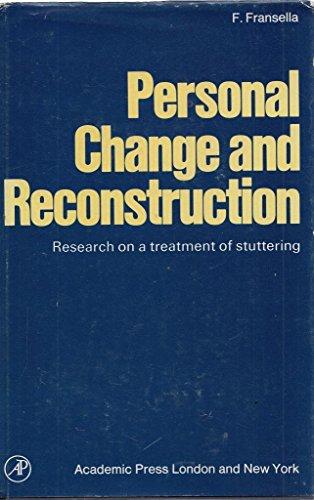 Book Personal change and reconstruction;: Research on a treatment of stuttering free