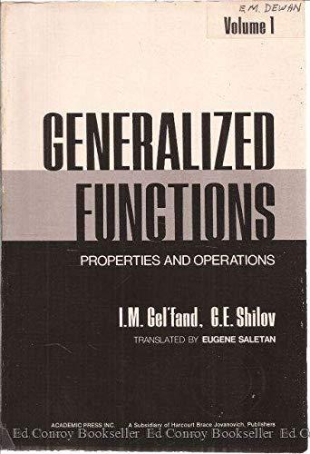 Book Generalized Functions. Volume I: Properties and Operations (English and Russian Edition) free