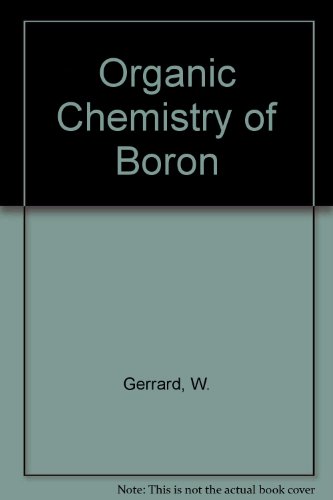 Book Organic Chemistry Of Boron free