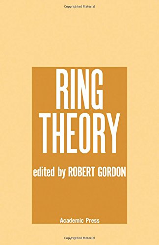 Book Ring theory; proceedings free