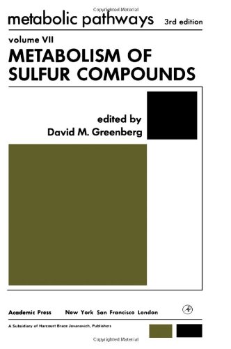 Book Metabolic Pathways: Metabolism of Sulfur Compounds v. 7 free