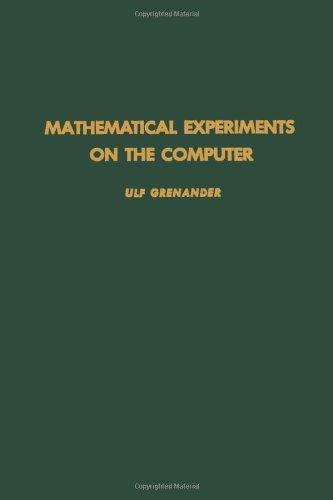 Book Mathematical experiments on the computer free
