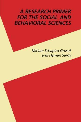 Book A Research Primer for the Social and Behavioral Sciences free