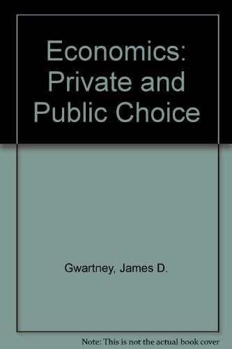 Book Economics: Private and Public Choice free