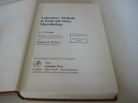 Book Laboratory Methods in Food and Dairy Microbiology free