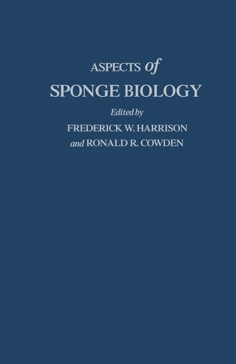 Book Aspects of sponge biology free