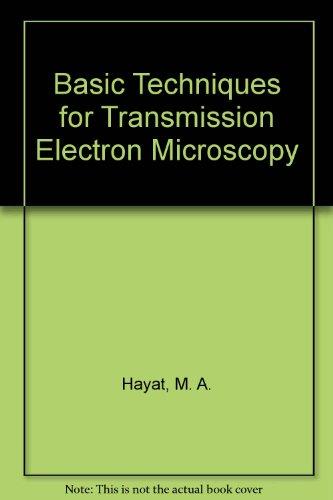 Book Basic techniques for transmission electron microscopy free