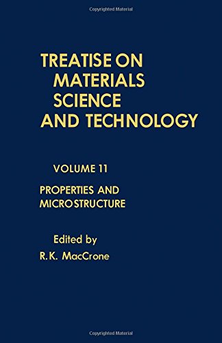 Book Properties and Microstructure: Volume 11 (Treatise on Materials Science and Technology) free